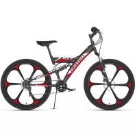 Велосипед BRAVO Велосипед Bravo Rock 26 D FW черный/красный/белый 2020-2021