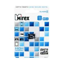 Карта памяти Mirex microSD, 8 Гб, SDHC, класс 4 Mirex 2890984