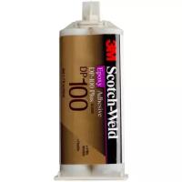 Клей 3M DP-100 Plus Scotch-Weld эпоксидный двухкомпонентный, прозрачный, 48.5 мл