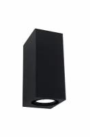 General lamp 661120 Светильник фасадный GWL-2MR16-GU10-S-IP65 BLACK 1 шт