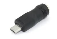 Переходник 5.5x2.1mm мама на Micro USB папа 5 Pin