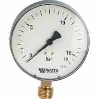 Манометр радиальный 1/2" 100мм (0-16 бар) Watts F+R200 MDR 10008088 03.22.216