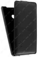 Кожаный чехол для Microsoft Lumia 540 Dual sim Aksberry Protective Flip Case (Черный)