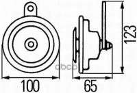 Сигнал Звуковой - 12v HELLA арт. 3al922300-207