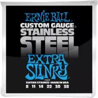 Струны Ernie Ball Stainless Steel Extra Slinky, для электро-гитары
