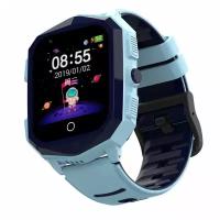 Детские умные часы Smart Baby Watch Wonlex KT20S GPS, WiFi, камера, 4G голубые (водонепроницаемые)