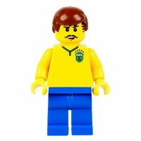 Конструктор Lego Minifigures 230618 Лего 230618 Минифигурка - Футболист сборной Бразилии (Lego Minifigures)