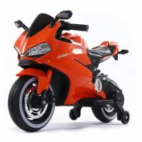 Электромобили, квадроциклы и мотоциклы FUTAI Детский электромотоцикл Ducati Orange 12V - FT-1628-ORANGE