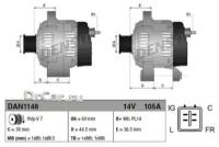 DENSO Генератор HONDA CR-V/ACCORD 2.0 07- 105A