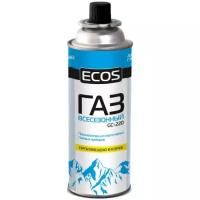 Газ всесезонный Ecos т.м. в баллоне GC-220 (цанговый, 220 г, Корея)