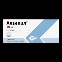 Алзепил таблетки покрыт.плен.об. 10 мг 28 шт