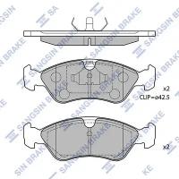 HI-Q SP1078 (11046152 / 11046152XX2 / 11046952012) колодки дисковые п.\ Daewoo (Дэу) nexia, Opel (Опель) Omega (Омега) 1.8-2.3td