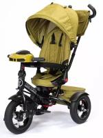 Трехколесный велосипед KIDS TRIKE LUX 6088A12M 12"/10" желтый