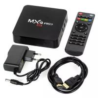 Мультимедийный плеер смарт ТВ приставка медиаплеер MXQ Pro 4К