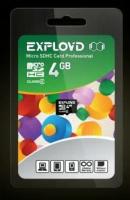 Карта памяти Exployd MicroSDHC 4GB Class4