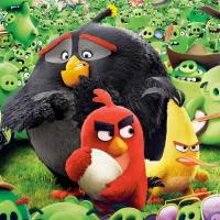 Пазлы для детей Angry Birds Сердитые птички Ред и Бомба / Деревянный пазл - Детская Логика