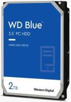 Жесткий диск WD Original SATA-III 2Tb WD20EZBX Blue (7200rpm) 256Mb 3.5"