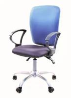 Chairman Офисное кресло CHAIRMAN 9801, ткань стандарт, серый/голубой