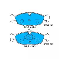 ATE 13.0460-7051.2 (07509063576 / 11046148 / 11046148XX2) колодки тормозные дисковые передн, chevrolet: Lanos (Ланос)