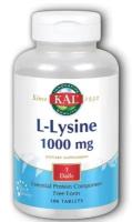 KAL L-Lysine (L-лизин) 1000 мг 100 таблеток (KAL)