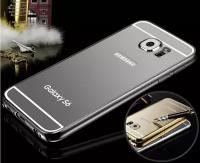 Чехол Luxury Aluminum для Samsung Galaxy S6 Edge (черный)