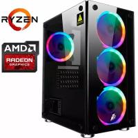 Компьютер PRO-1235855 AMD Ryzen 7 3700X 3600МГц, AMD B550, 64Гб DDR4, AMD Radeon RX 6600 8Гб, HDD 4Тб, 600Вт, Midi-Tower