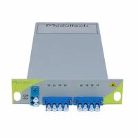 Мультиплексор DWDM, 4-канальный (30-37 CH), одноволоконный, LGX 1/3