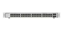 Reyee 48-Port 10G L2+ Managed Switch, 48 Gigabit RJ45 Ports, 4 *10G SFP+ Slots,19-inch Rack-mountable Steel Case, Static Routing