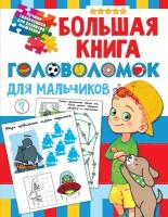 Большая книга головоломок для мальчиков