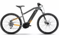 Горный велосипед Haibike HardSeven 4 400Wh (2021) серый/оранжевый S