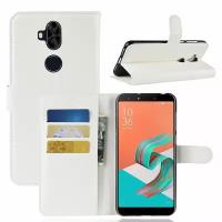 Чехол с визитницей для Asus ZenFone 5 Lite ZC600KL (белый)