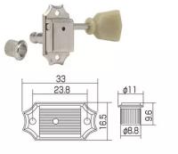 Gotoh SD90-MG-SL-N колки локовые с автозажимом Vintage style, 3+3, цвет никель