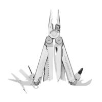 Мультитул LEATHERMAN Wave Plus, 17 функций, серебристый [832622]