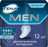 Прокладки Tena Men Уровень 1 урологические для мужчин 12шт