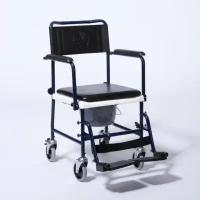 Кресло-каталка Vermeiren 139B с санитарным оснащением, грузоподъемность 120 кг,вес 14 кг