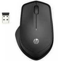 Мышь HP 280 Silent черный оптическая беспроводная USB 19U64AA