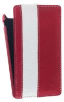 Кожаный чехол для Sony Xperia ZL / L35h Melkco Leather Case - Limited Edition Jacka Type (Red/White LC)