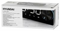 Радиобудильник Hyundai H-RCL420 черный LED подсв:белая часы:цифровые FM