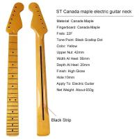 Гриф для электрогитары Stratocaster, кленовый, 22 лада, Bestwood ST M1 High Gloss