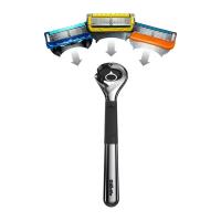 Бритвенный станок Gillette Fusion5 ProGlide Chrome, серебристый, 1шт