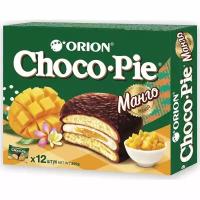 Печенье ORION "Choco Pie Mango" манго 360 г (12 штук х 30 г), О0000013010 В комплекте: 4шт