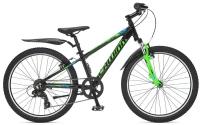 Подростковый велосипед Schwinn Mesa 24 (2022) 24 Черно-зелено-синий
