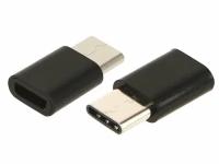 Аксессуар Red Line MicroUSB - Type-C Black УТ000016931