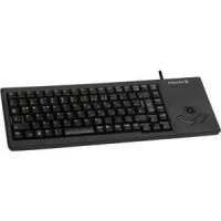 Клавиатура CHERRY G84-5400LUMEU(RB)-2 механика,Optical trackball, Slim,USB, черная, (С кириллицей!) ( Черри, механическая, с трэкболом, черная )