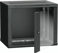 IEK ITK Шкаф LINEA W 6U 600x450 мм дверь стекло, RAL9005 LWR5-06U64-GF