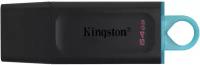 USB flash накопитель Kingston DataTraveler Exodia 64ГБ, USB3.1, черный и голубой