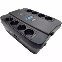 Powercom Back-UPS SPIDER, Line-Interactive, LCD, AVR, 750VA/450W, Schuko, USB, black (1456261)