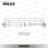 Упор Газовый Капота Toyota Camry V40 06-11 Miles арт. CB00033