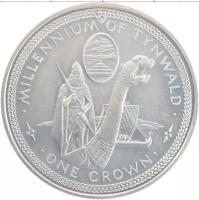 Клуб Нумизмат Монета крона Острова Мэн 1979 года Серебро 1000 лет Тинвальду
