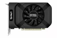 Видеокарта Palit GeForce GTX 1050 Ti 1290Mhz PCI-E 3.0 4096Mb 7000Mhz 128 bit DVI HDMI HDCP StormX (NE5105T018G1-1070F) (видеокарта NVIDIA GeForce GTX 1050 Ti, 4096 Мб видеопамяти GDDR5, частота ядра/памяти: 1290/7000 МГц, разъемы DVI, HDMI, DisplayPort, поддержка DirectX 12, OpenGL 4.5, работа с 3 мониторами)